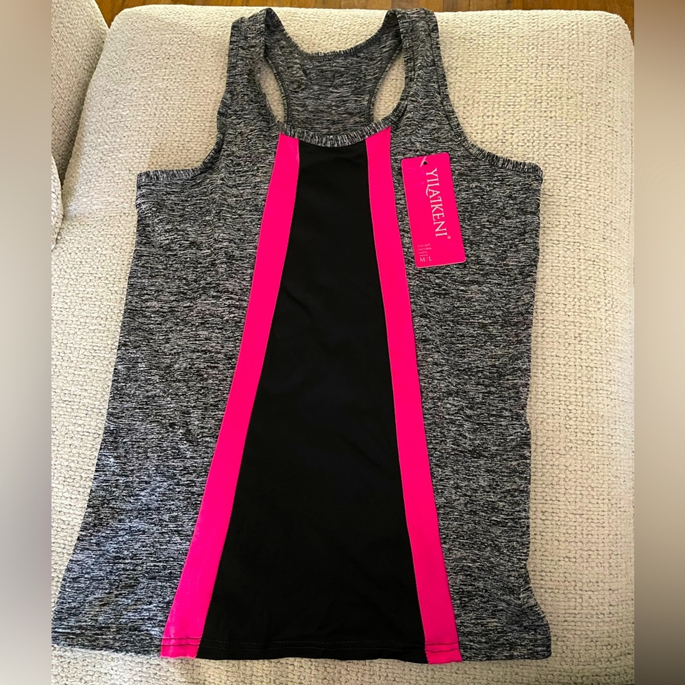 Womens Athletic Tank Top and Shorts Set